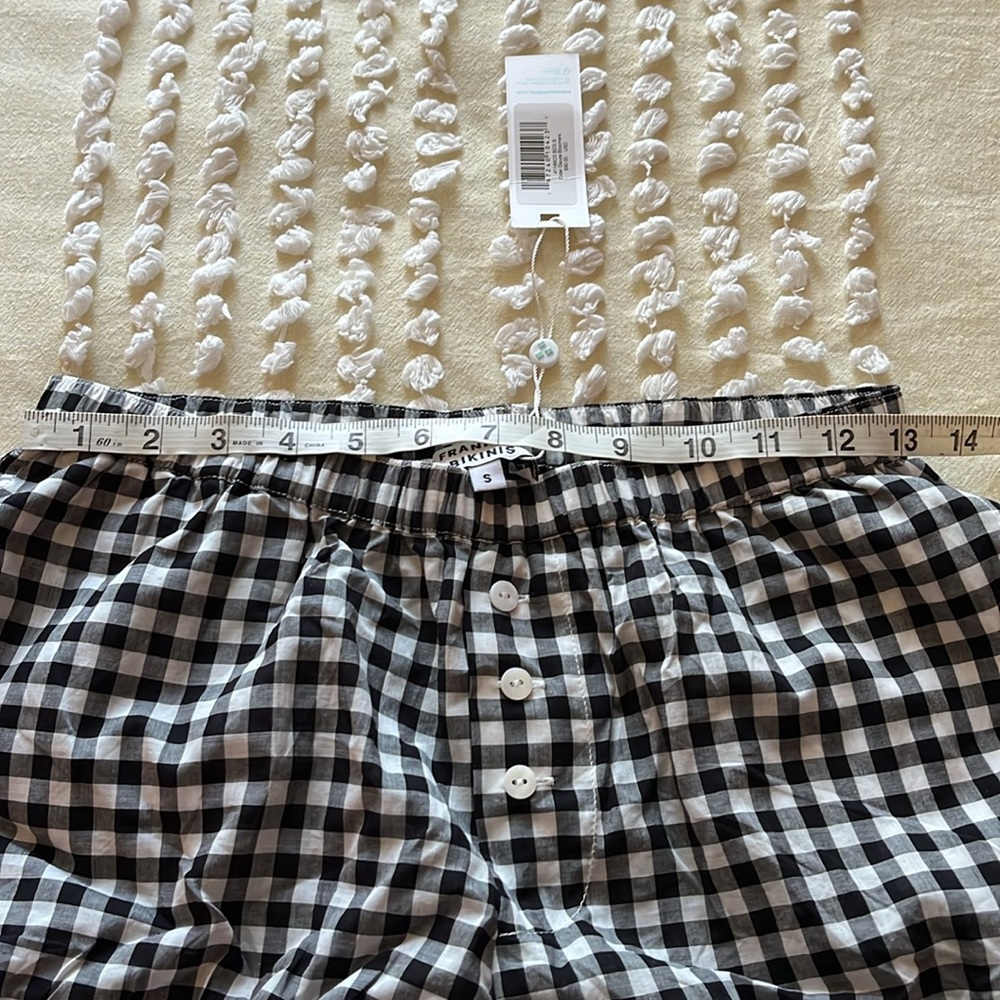 Frankie’s Bikinis Revolve Cider Bloomers in Black Gingham CA$ 146.90 sz s NWT - Picture 9 of 13